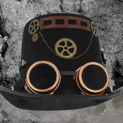 Figurine steampunk cogsmith's hat